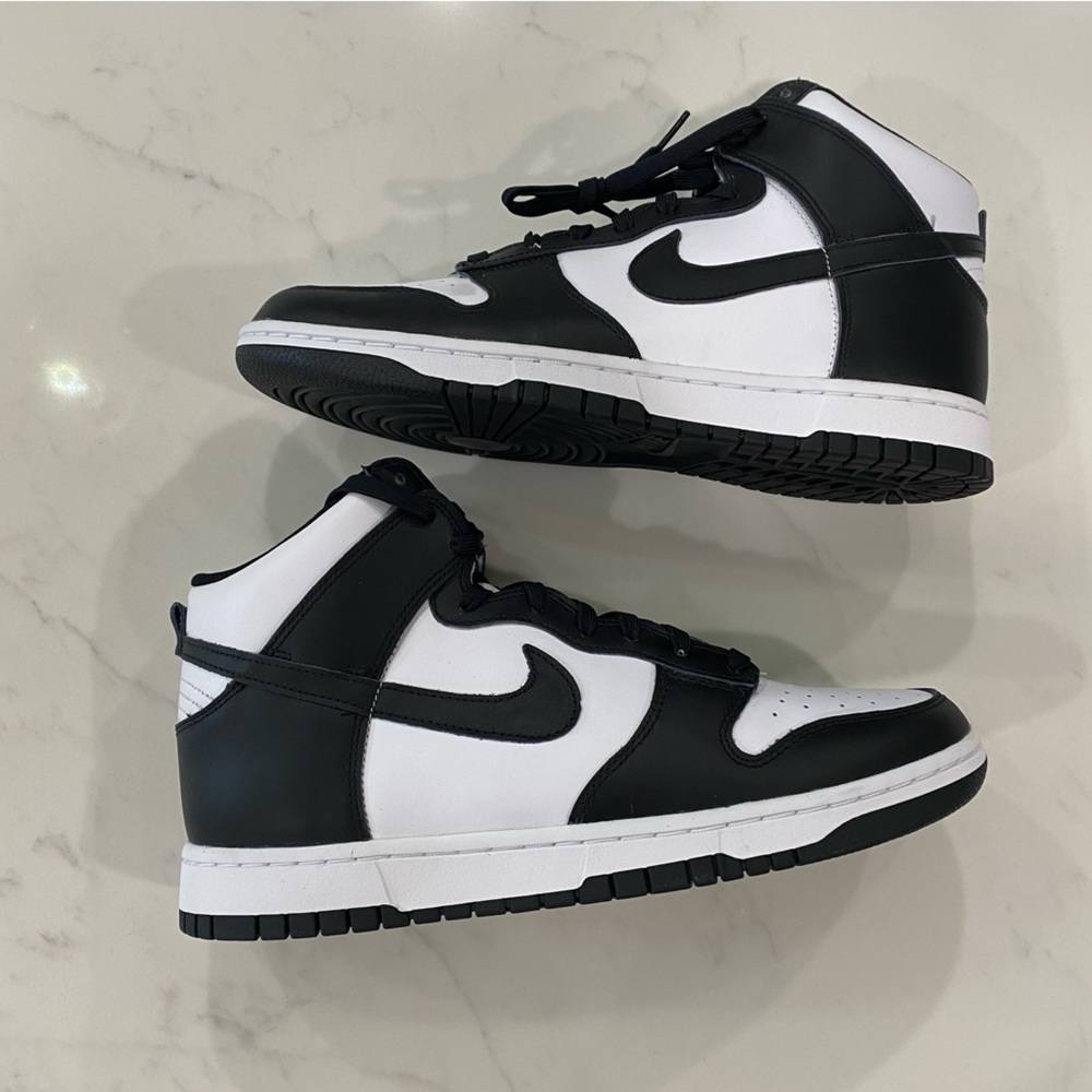 Nike Dunk Hi retro Pandas sz 10 DS - Picture 4 of 16